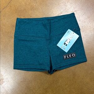 Fleo Deep Teal Athletic Shorts